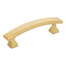 Elements [449-3BG] Die Cast Zinc Cabinet Pull Handle - Hadly Series - Standard Size - Brushed Gold Finish - 3&quot; C/C - 4&quot; L