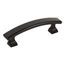 Elements [449-3MB] Die Cast Zinc Cabinet Pull Handle - Hadly Series - Standard Size - Matte Black Finish - 3&quot; C/C - 4&quot; L