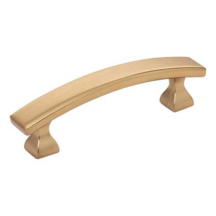 Elements [449-3SBZ] Die Cast Zinc Cabinet Pull Handle - Hadly Series - Standard Size - Satin Bronze Finish - 3" C/C - 4" L