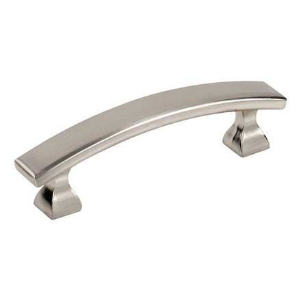 Elements [449-3SN] Die Cast Zinc Cabinet Pull Handle - Hadly Series - Standard Size - Satin Nickel Finish - 3&quot; C/C - 4&quot; L