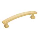 Elements [449-96BG] Die Cast Zinc Cabinet Pull Handle - Hadly Series - Standard Size - Brushed Gold Finish - 96mm C/C - 4 3/4" L