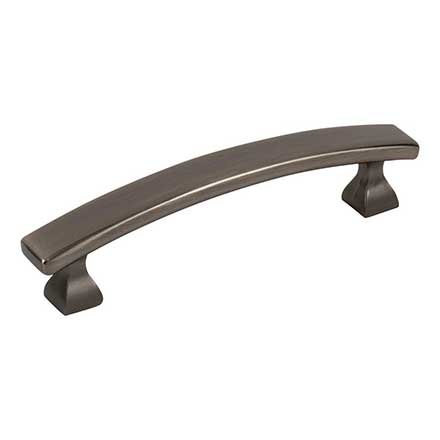 Elements [449-96BNBDL] Die Cast Zinc Cabinet Pull Handle - Hadly Series - Standard Size - Brushed Pewter Finish - 96mm C/C - 4 3/4" L