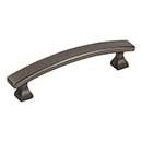 Elements [449-96BNBDL] Die Cast Zinc Cabinet Pull Handle - Hadly Series - Standard Size - Brushed Pewter Finish - 96mm C/C - 4 3/4&quot; L