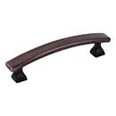 Elements [449-96DBAC] Die Cast Zinc Cabinet Pull Handle - Hadly Series - Standard Size - Brushed Oil Rubbed Bronze Finish - 96mm C/C - 4 3/4&quot; L