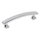 Elements [449-96PC] Die Cast Zinc Cabinet Pull Handle - Hadly Series - Standard Size - Polished Chrome Finish - 96mm C/C - 4 3/4&quot; L