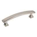 Elements [449-96SN] Die Cast Zinc Cabinet Pull Handle - Hadly Series - Standard Size - Satin Nickel Finish - 96mm C/C - 4 3/4&quot; L