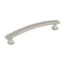 Elements [449-128SN] Die Cast Zinc Cabinet Pull Handle - Hadly Series - Oversized - Satin Nickel Finish - 128mm C/C - 6 1/16" L