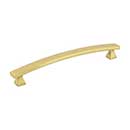 Elements [449-160BG] Die Cast Zinc Cabinet Pull Handle - Hadly Series - Oversized - Brushed Gold Finish - 160mm C/C - 7 5/16" L