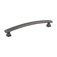 Elements [449-160BNBDL] Die Cast Zinc Cabinet Pull Handle - Hadly Series - Oversized - Brushed Pewter Finish - 160mm C/C - 7 5/16&quot; L