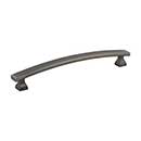 Elements [449-160BNBDL] Die Cast Zinc Cabinet Pull Handle - Hadly Series - Oversized - Brushed Pewter Finish - 160mm C/C - 7 5/16" L