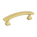 Elements [449-3BG] Die Cast Zinc Cabinet Pull Handle - Hadly Series - Standard Size - Brushed Gold Finish - 3" C/C - 4" L