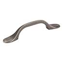 Elements [254-3BNBDL] Die Cast Zinc Cabinet Pull Handle - Kenner Series - Standard Size - Brushed Pewter Finish - 3&quot; C/C - 5&quot; L