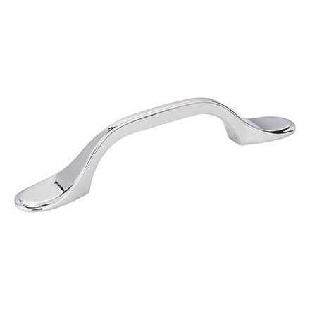 Elements [254-3PC] Die Cast Zinc Cabinet Pull Handle - Kenner Series - Standard Size - Polished Chrome Finish - 3" C/C - 5" L