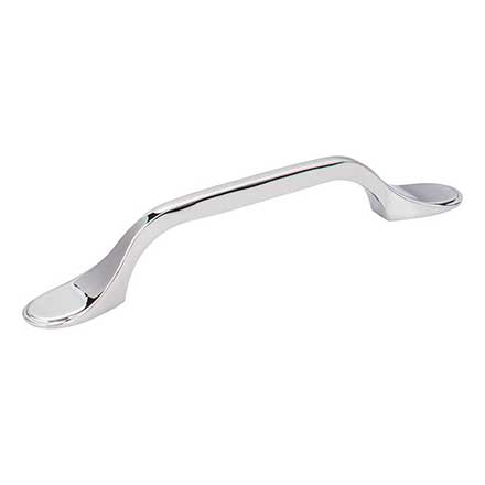 Elements [254-96PC] Die Cast Zinc Cabinet Pull Handle - Kenner Series - Standard Size - Polished Chrome Finish - 96mm C/C - 5 3/4&quot; L