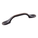 Elements [254-3DBAC] Die Cast Zinc Cabinet Pull Handle - Kenner Series - Standard Size - Brushed Oil Rubbed Bronze Finish - 3" C/C - 5" L