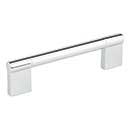 Elements [645-128PC] Die Cast Zinc Cabinet Pull Handle - Knox Series - Oversized - Polished Chrome Finish - 128mm C/C - 5 9/16&quot; L