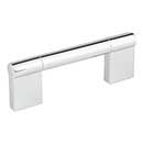 Elements [645-96PC] Die Cast Zinc Cabinet Pull Handle - Knox Series - Standard Size - Polished Chrome Finish - 96mm C/C - 4 1/4&quot; L