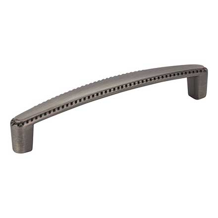 Elements [Z115-128BNBDL] Die Cast Zinc Cabinet Pull Handle - Lindos Series - Oversized - Brushed Pewter Finish - 128mm C/C - 5 9/16&quot; L