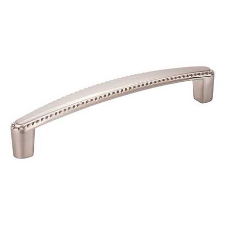 Elements [Z115-128SN] Die Cast Zinc Cabinet Pull Handle - Lindos Series - Oversized - Satin Nickel Finish - 128mm C/C - 5 9/16&quot; L