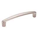 Elements [Z115-128SN] Die Cast Zinc Cabinet Pull Handle - Lindos Series - Oversized - Satin Nickel Finish - 128mm C/C - 5 9/16" L