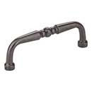 Elements [Z259-3DACM] Die Cast Zinc Cabinet Pull Handle - Madison Series - Standard Size - Gun Metal Finish - 3&quot; C/C - 3 3/8&quot; L