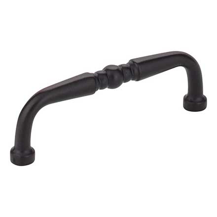 Elements [Z259-3MB] Die Cast Zinc Cabinet Pull Handle - Madison Series - Standard Size - Matte Black Finish - 3" C/C - 3 3/8" L