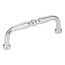 Elements [Z259-3PC] Die Cast Zinc Cabinet Pull Handle - Madison Series - Standard Size - Polished Chrome Finish - 3&quot; C/C - 3 3/8&quot; L