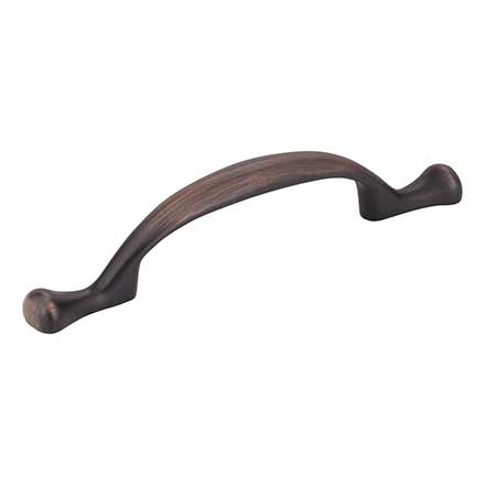 Elements [897-3DBAC] Die Cast Zinc Cabinet Pull Handle - Merryville Series - Standard Size - Brushed Oil Rubbed Bronze Finish - 3" C/C - 5 1/8" L