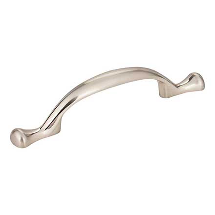 Elements [897-3SN] Die Cast Zinc Cabinet Pull Handle - Merryville Series - Standard Size - Satin Nickel Finish - 3" C/C - 5 1/8" L