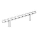Elements [156PC] Plated Steel Cabinet Bar Pull Handle - Naples Series - Standard Size - Polished Chrome Finish - 96mm C/C - 6 1/8&quot; L