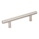Elements [156SN] Plated Steel Cabinet Bar Pull Handle - Naples Series - Standard Size - Satin Nickel Finish - 96mm C/C - 6 1/8&quot; L