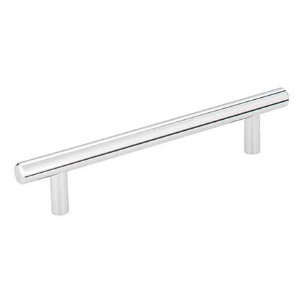 Elements [176PC] Plated Steel Cabinet Bar Pull Handle - Naples Series - Oversized - Polished Chrome Finish - 128mm C/C - 6 15/16" L