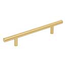Elements [206BG] Plated Steel Cabinet Bar Pull Handle - Naples Series - Oversized - Brushed Gold Finish - 128mm C/C - 8 1/8&quot; L