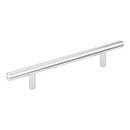 Elements [206PC] Plated Steel Cabinet Bar Pull Handle - Naples Series - Oversized - Polished Chrome Finish - 128mm C/C - 8 1/8&quot; L
