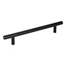 Elements [220MB] Plated Steel Cabinet Bar Pull Handle - Naples Series - Oversized - Matte Black Finish - 160mm C/C - 8 11/16&quot; L