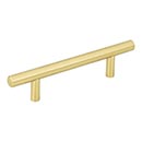 Elements [136BG] Plated Steel Cabinet Bar Pull Handle - Naples Series - Standard Size - Brushed Gold Finish - 3&quot; C/C - 5 3/8&quot; L