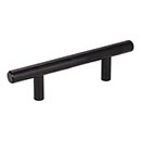 Elements [136MB] Plated Steel Cabinet Bar Pull Handle - Naples Series - Standard Size - Matte Black Finish - 3&quot; C/C - 5 3/8&quot; L