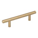 Elements [136SBZ] Plated Steel Cabinet Bar Pull Handle - Naples Series - Standard Size - Satin Bronze Finish - 3&quot; C/C - 5 3/8&quot; L