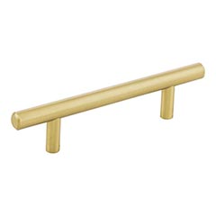 Elements [156BG] Plated Steel Cabinet Bar Pull Handle - Naples Series - Standard Size - Brushed Gold Finish - 96mm C/C - 6 1/8&quot; L