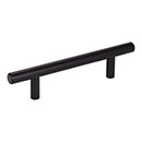 Elements [156MB] Plated Steel Cabinet Bar Pull Handle - Naples Series - Standard Size - Matte Black Finish - 96mm C/C - 6 1/8" L