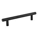 Elements [174SSMB] Hollow Stainless Steel Cabinet Bar Pull Handle - Naples Series - Oversized - Matte Black Finish - 128mm C/C - 6 7/8" L