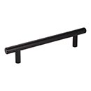 Elements [176MB] Plated Steel Cabinet Bar Pull Handle - Naples Series - Oversized - Matte Black Finish - 128mm C/C - 6 15/16&quot; L