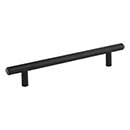 Elements [218SSMB] Hollow Stainless Steel Cabinet Bar Pull Handle - Naples Series - Oversized - Matte Black Finish - 160mm C/C - 8 9/16" L