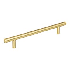 Elements [220BG] Plated Steel Cabinet Bar Pull Handle - Naples Series - Oversized - Brushed Gold Finish - 160mm C/C - 8 11/16&quot; L
