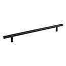 Elements [334SSMB] Hollow Stainless Steel Cabinet Bar Pull Handle - Naples Series - Oversized - Matte Black Finish - 256mm C/C - 13 1/8&quot; L
