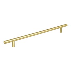 Elements [336BG] Plated Steel Cabinet Bar Pull Handle - Naples Series - Oversized - Brushed Gold Finish - 256mm C/C - 13 1/4&quot; L