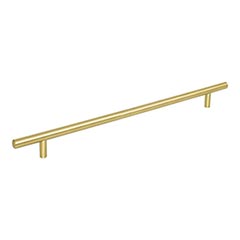 Elements [368BG] Plated Steel Cabinet Bar Pull Handle - Naples Series - Oversized - Brushed Gold Finish - 288mm C/C - 14 1/2&quot; L