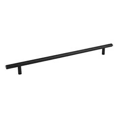 Elements [397SSMB] Hollow Stainless Steel Cabinet Bar Pull Handle - Naples Series - Oversized - Matte Black Finish - 319mm C/C - 15 5/8&quot; L