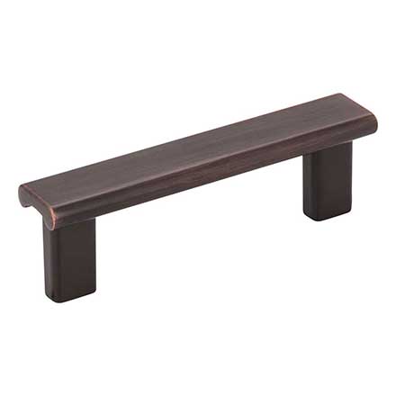 Elements [183-3DBAC] Die Cast Zinc Cabinet Pull Handle - Park Series - Standard Size - Brushed Oil Rubbed Bronze Finish - 3" C/C - 3 3/4" L