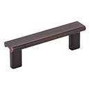 Elements [183-3DBAC] Die Cast Zinc Cabinet Pull Handle - Park Series - Standard Size - Brushed Oil Rubbed Bronze Finish - 3&quot; C/C - 3 3/4&quot; L